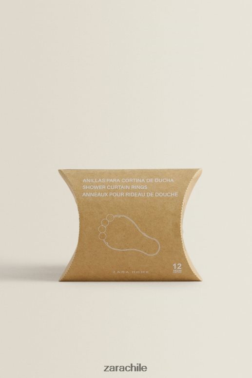 accesorios cl Zara unisexo anillos de cortina de metal multicolor JJ06N41703