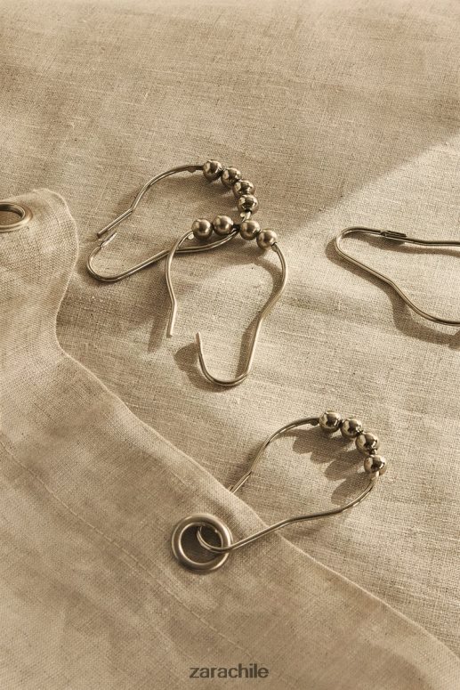 accesorios cl Zara unisexo anillos de cortina de metal multicolor JJ06N41703