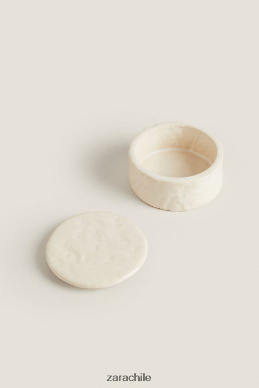 accesorios cl Zara unisexo bu o tarro de cerámica crema JJ06N41715