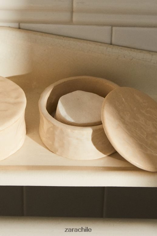 accesorios cl Zara unisexo bu o tarro de cerámica crema JJ06N41715