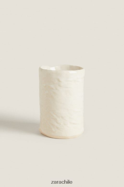 accesorios cl Zara unisexo bu o vaso de cerámica crema JJ06N41714