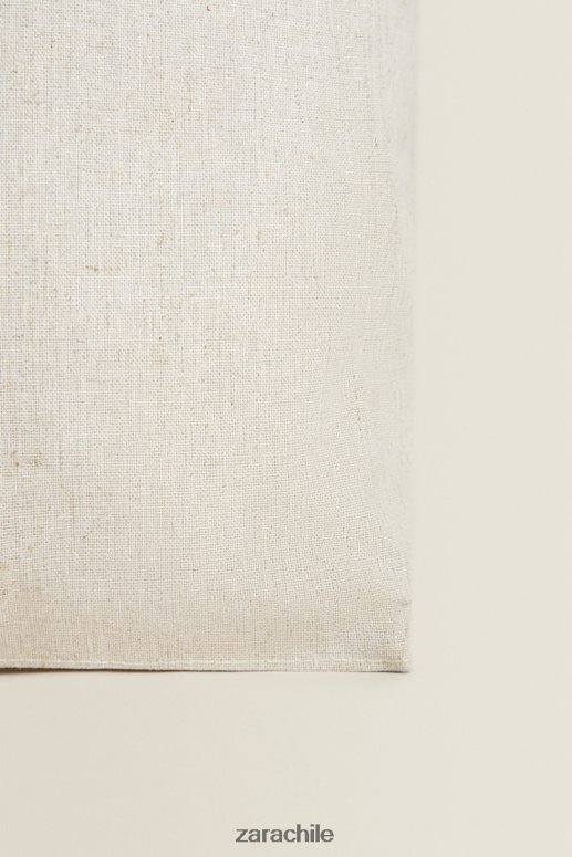 accesorios cl Zara unisexo cesto de ropa plegable beige claro JJ06N41711