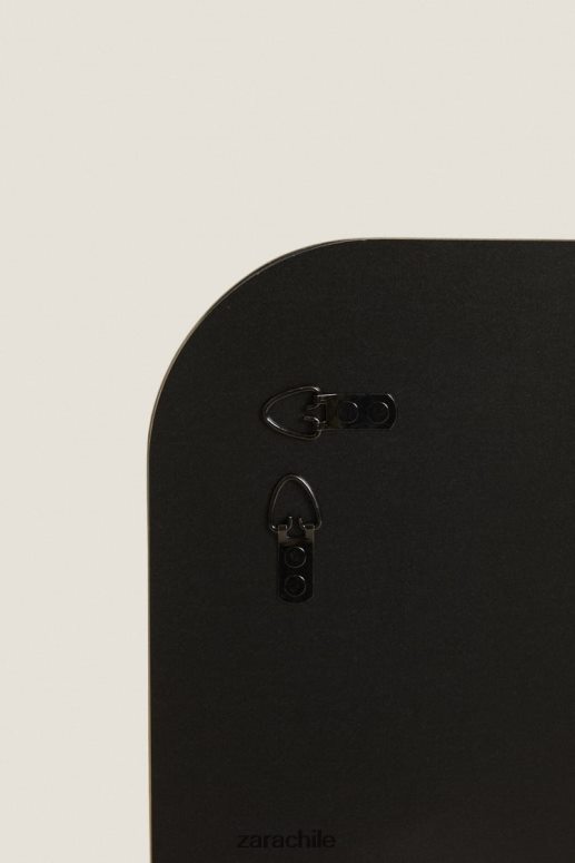 accesorios cl Zara unisexo espejo con marco redondo plata mate JJ06N41700