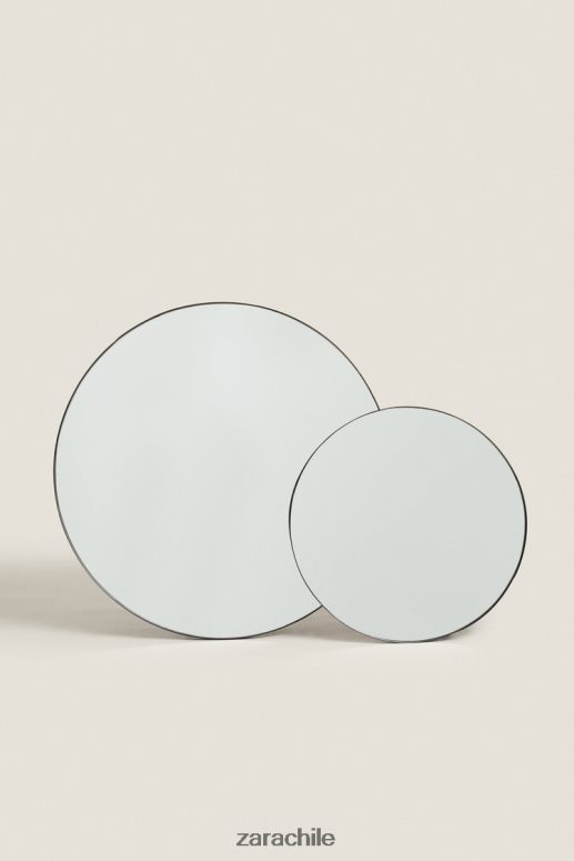 accesorios cl Zara unisexo espejo redondo negro JJ06N41720