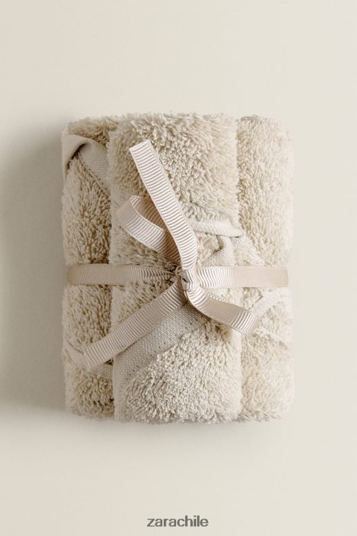 accesorios cl Zara unisexo (paquete de 3) toallas de algodón arena JJ06N41753