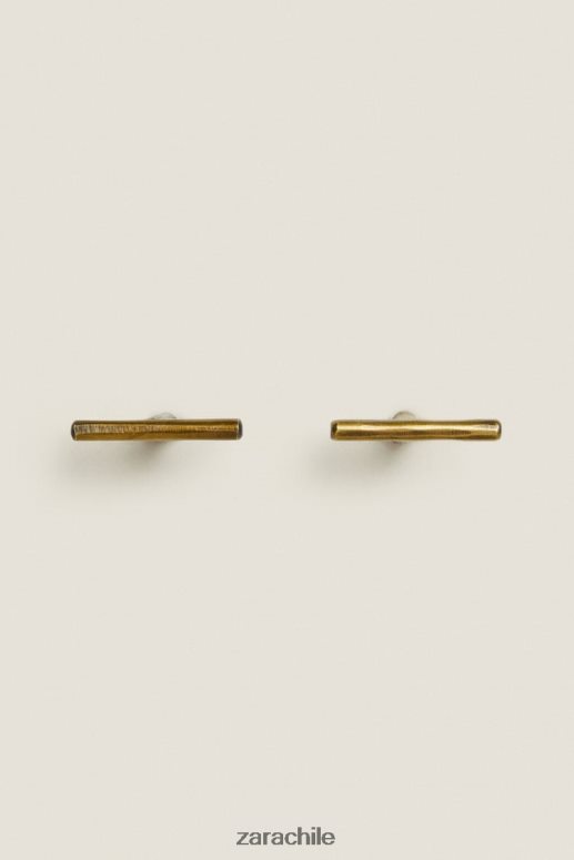 accesorios cl Zara unisexo pomo de puerta dorado (paquete de 2) dorado JJ06N41742