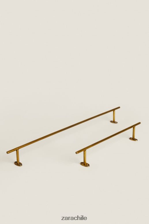 accesorios cl Zara unisexo toallero de acero color dorado dorado JJ06N41741