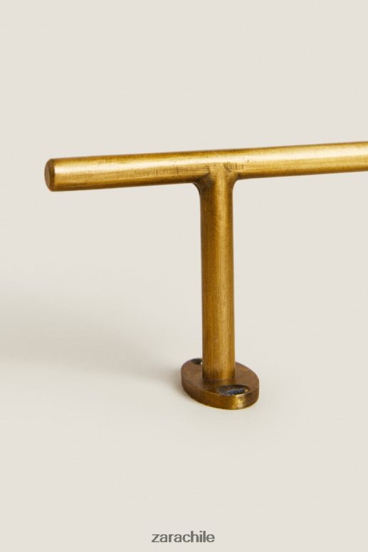 accesorios cl Zara unisexo toallero de acero color dorado dorado JJ06N41741