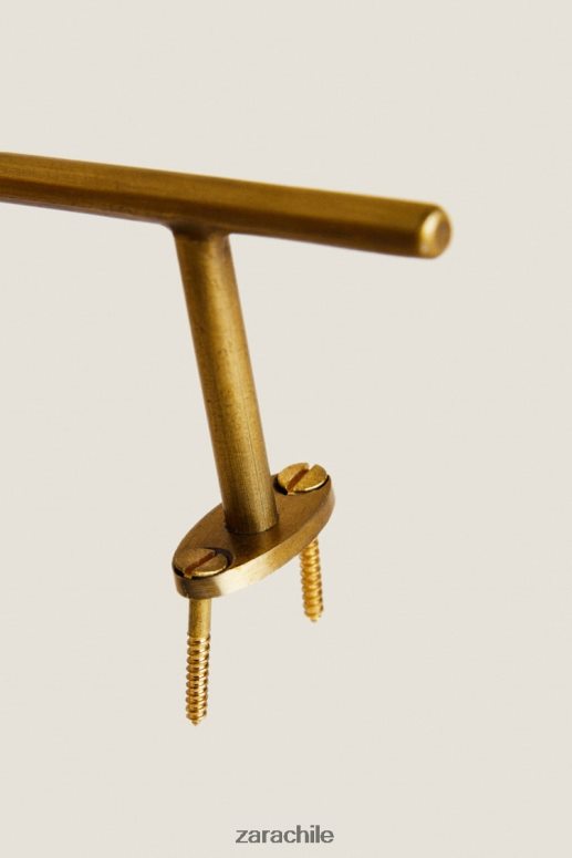 accesorios cl Zara unisexo toallero de acero color dorado dorado JJ06N41741