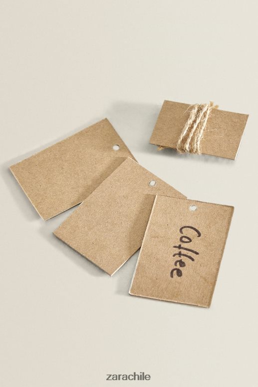 accesorios cl Zara unisexo Tarro de almacenamiento de madera y vidrio de borosilicato. beige claro JJ06N41685