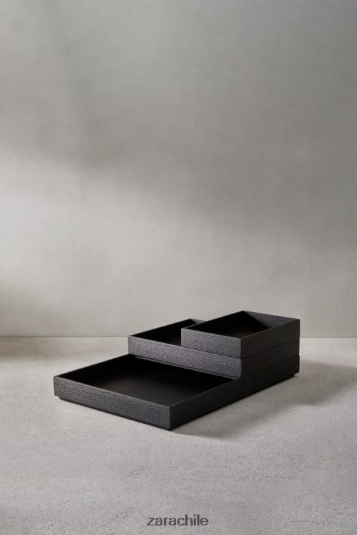 accesorios cl Zara unisexo bandeja 01 - vvd negro JJ06N41693