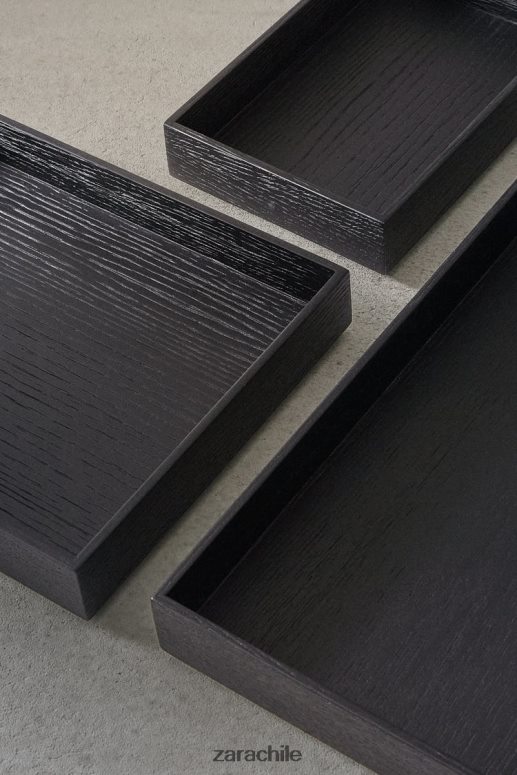 accesorios cl Zara unisexo bandeja 01 - vvd negro JJ06N41693