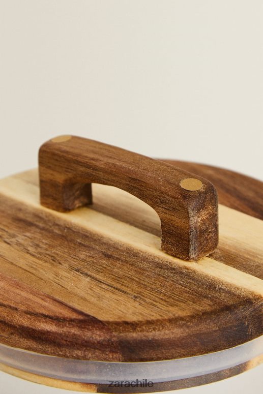 accesorios cl Zara unisexo tarro mediano ancho beige claro JJ06N41686