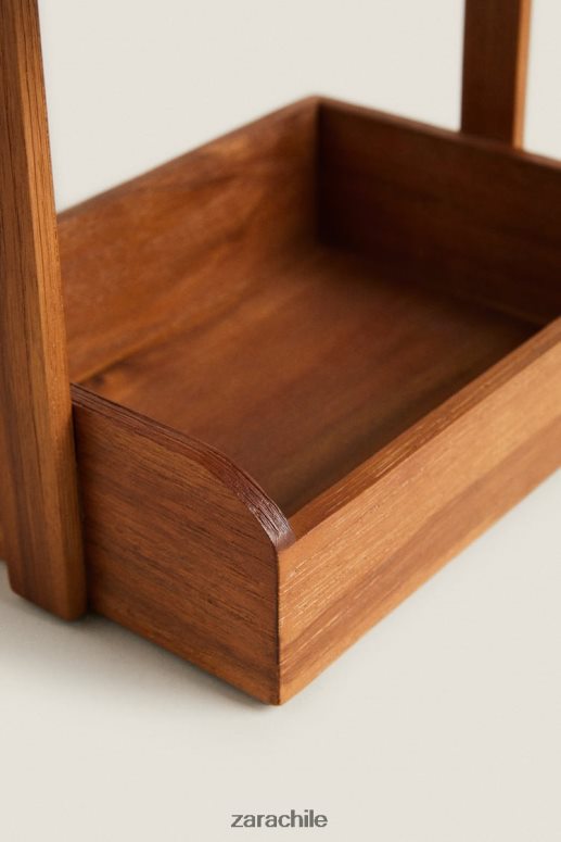 accesorios cl Zara unisexo unidad de almacenamiento marrón JJ06N41681