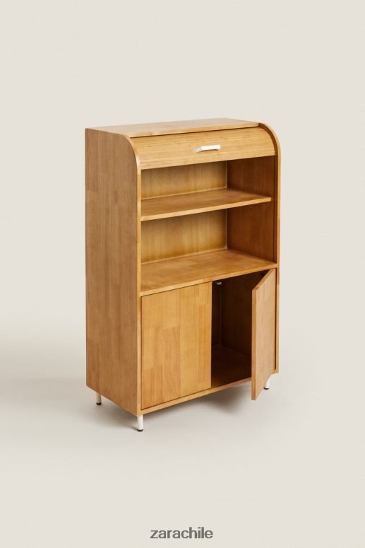 accesorios cl Zara unisexo aparador de madera beige claro JJ06N41577