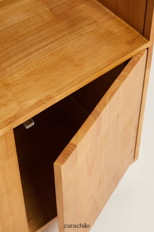 accesorios cl Zara unisexo aparador de madera beige claro JJ06N41577