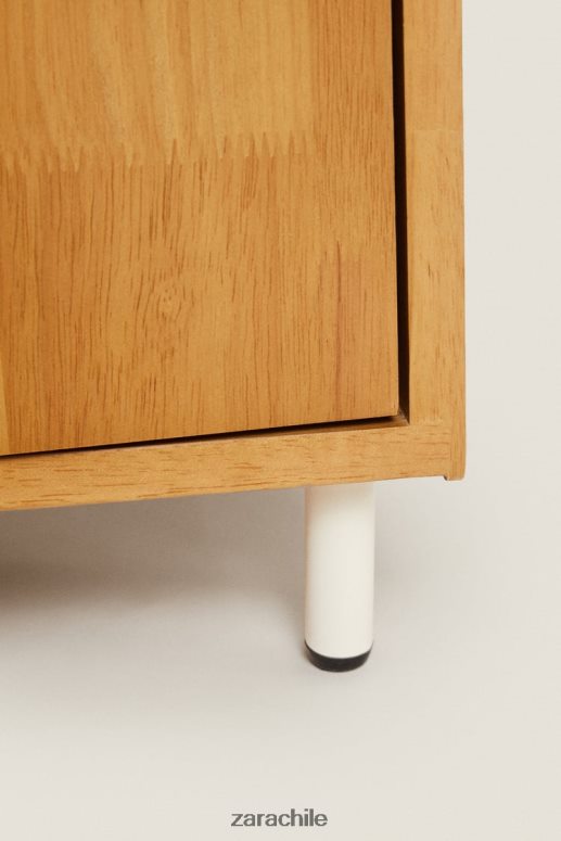 accesorios cl Zara unisexo aparador de madera beige claro JJ06N41577