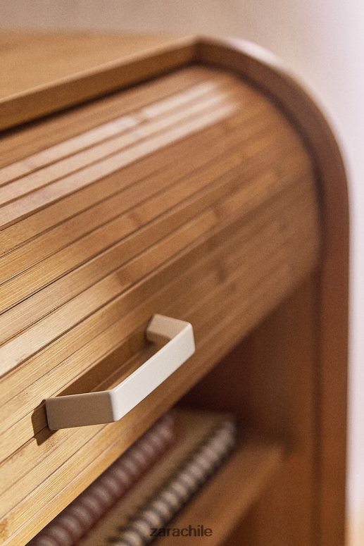 accesorios cl Zara unisexo aparador de madera beige claro JJ06N41577