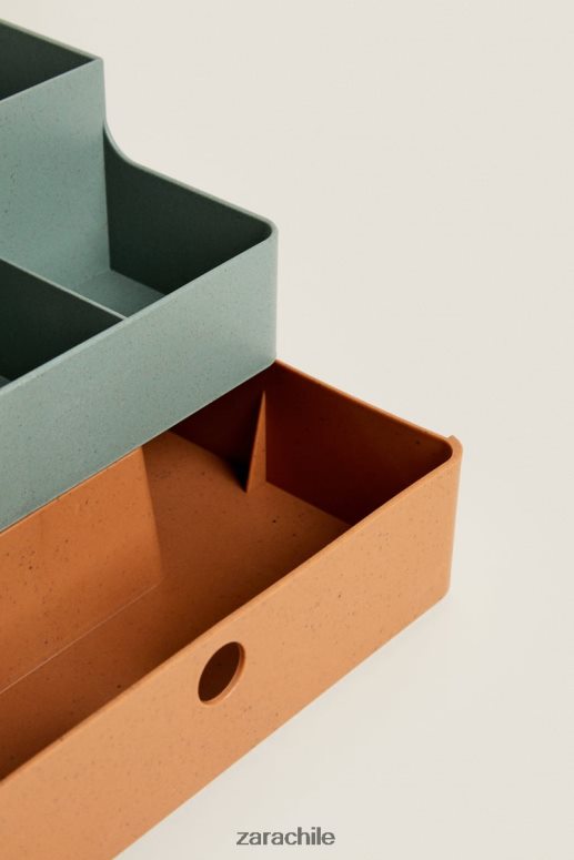 accesorios cl Zara unisexo caja organizadora multicolor JJ06N41584