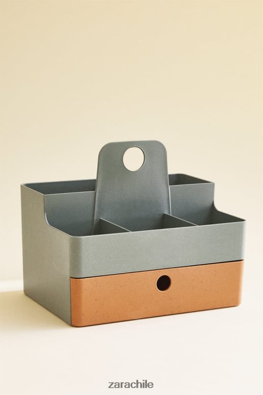accesorios cl Zara unisexo caja organizadora multicolor JJ06N41584