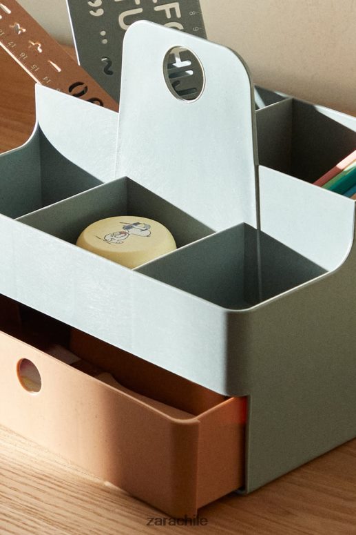 accesorios cl Zara unisexo caja organizadora multicolor JJ06N41584