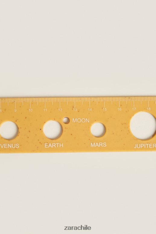 accesorios cl Zara unisexo gobernante del planeta amarillo JJ06N41582