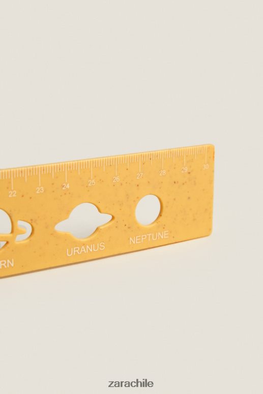 accesorios cl Zara unisexo gobernante del planeta amarillo JJ06N41582