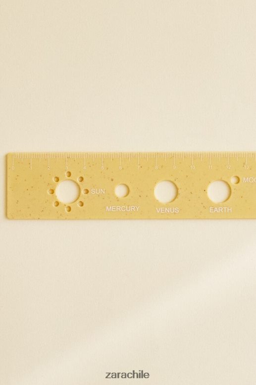 accesorios cl Zara unisexo gobernante del planeta amarillo JJ06N41582