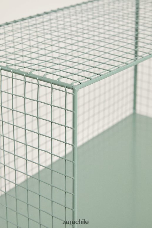 accesorios cl Zara unisexo librero metalico con puertas verde JJ06N41592