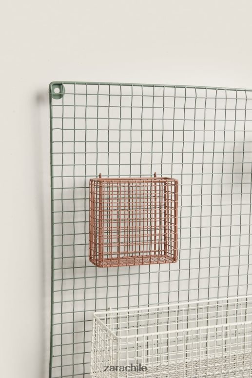 accesorios cl Zara unisexo organizador colgante de metal verde JJ06N41593