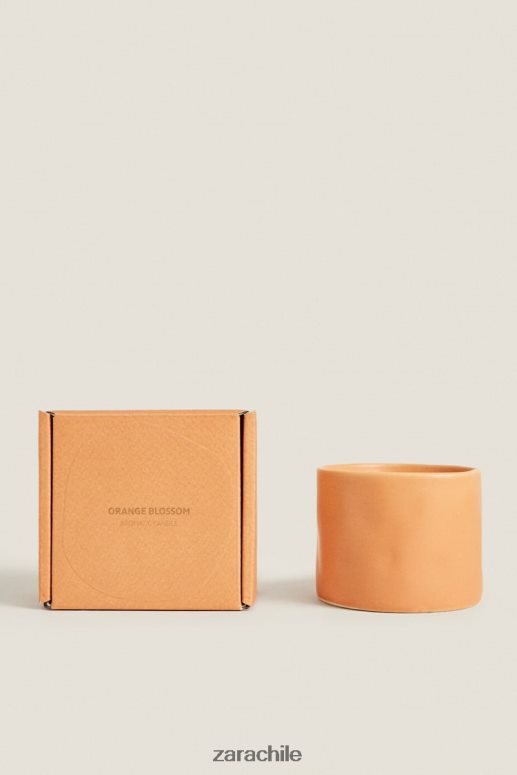accesorios cl Zara unisexo (150 g) vela perfumada de flores naranja JJ06N41757