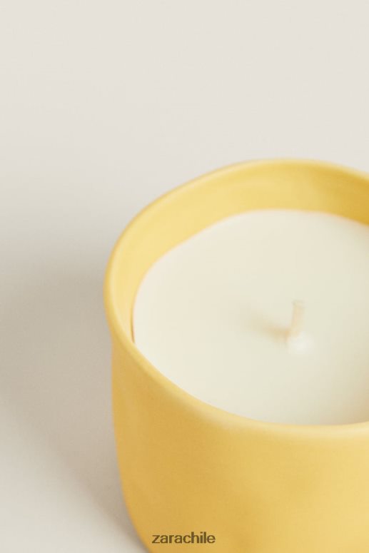 accesorios cl Zara unisexo (150 g) vela perfumada de limón y bergamota blanco JJ06N41755