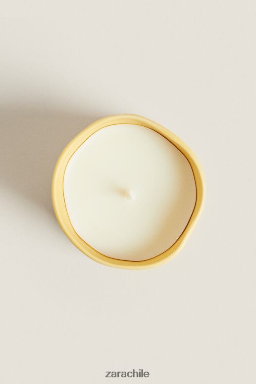 accesorios cl Zara unisexo (150 g) vela perfumada de limón y bergamota blanco JJ06N41755