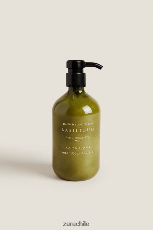 accesorios cl Zara unisexo (16.91 oz) de crema para manos y cuerpo de albahaca menta JJ06N41771