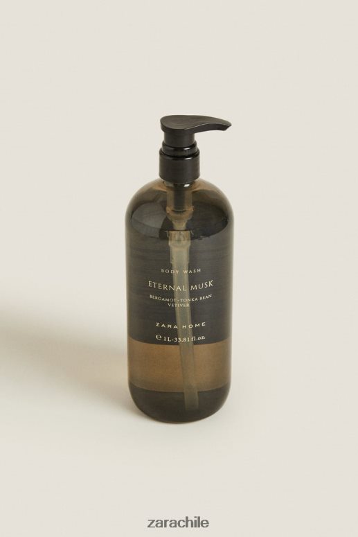 accesorios cl Zara unisexo (34 oz) de jabón corporal líquido de almizcle eterno gris JJ06N41774