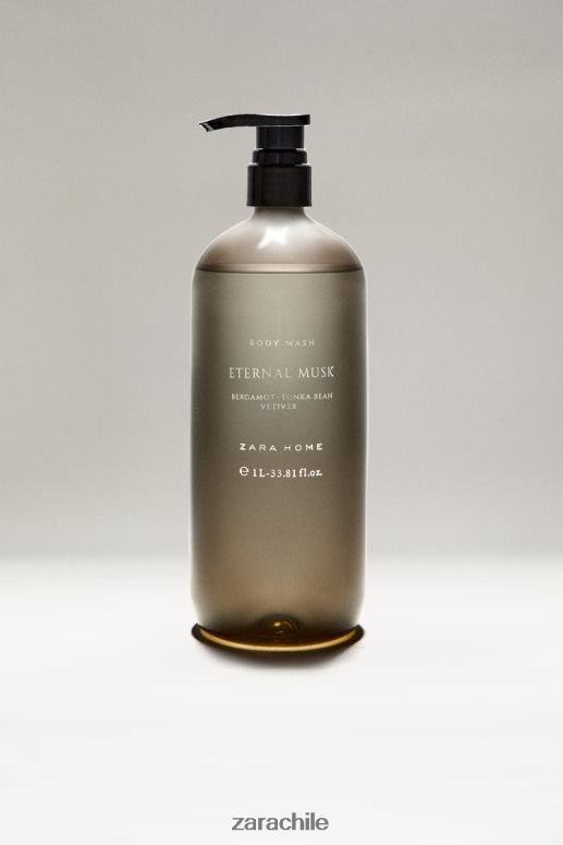 accesorios cl Zara unisexo (34 oz) de jabón corporal líquido de almizcle eterno gris JJ06N41774