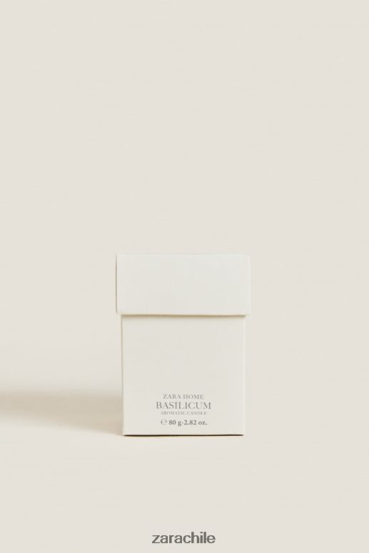 accesorios cl Zara unisexo (80 g) vela perfumada de albahaca menta JJ06N41761