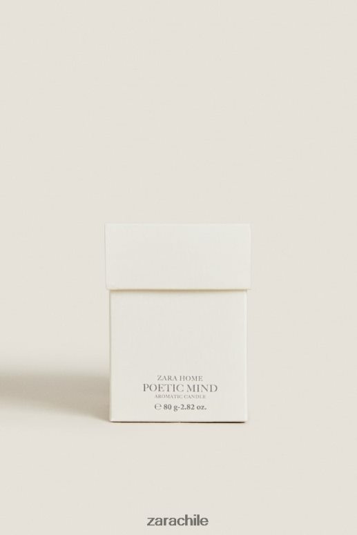 accesorios cl Zara unisexo (80 g) vela perfumada mente poética Rosa empolvado JJ06N41762