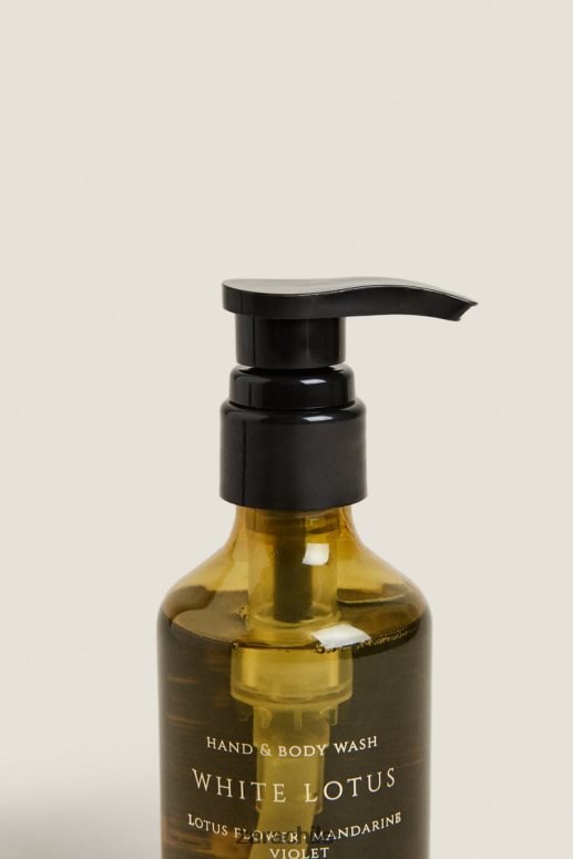 accesorios cl Zara unisexo (8.45 oz) de jabón líquido para manos de loto blanco rojo intenso JJ06N41767