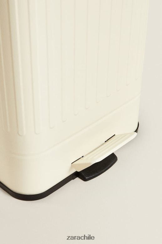 accesorios cl Zara unisexo bote de basura de cocina crema JJ06N41775