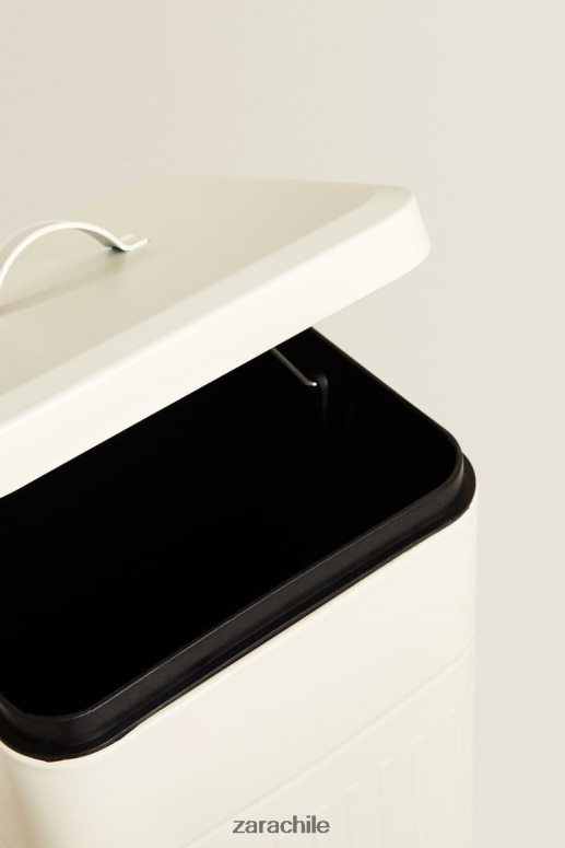 accesorios cl Zara unisexo bote de basura de cocina crema JJ06N41775