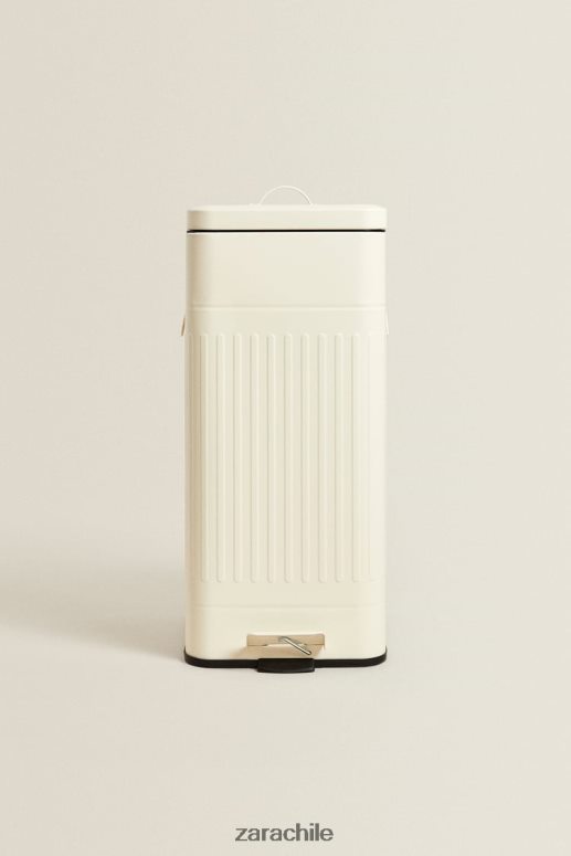 accesorios cl Zara unisexo bote de basura de cocina crema JJ06N41775