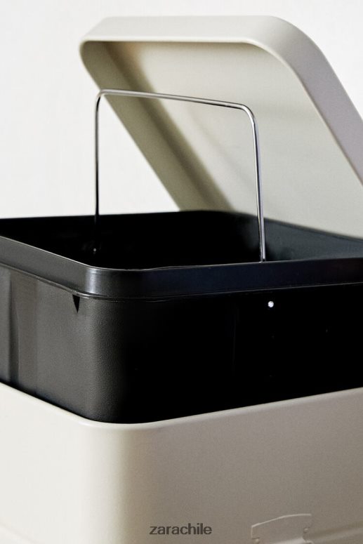 accesorios cl Zara unisexo bote de basura de cocina crema JJ06N41775