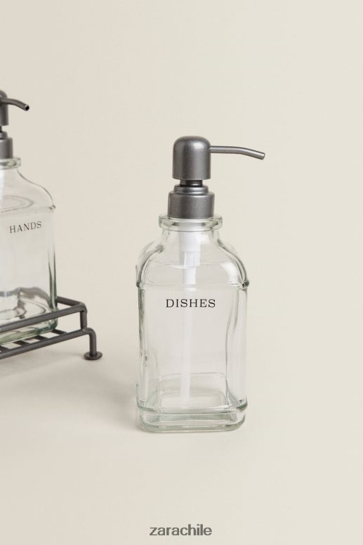 accesorios cl Zara unisexo dispensador doble con soporte acero JJ06N41785