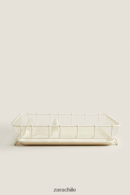 accesorios cl Zara unisexo escurridor con bandeja crema JJ06N41782