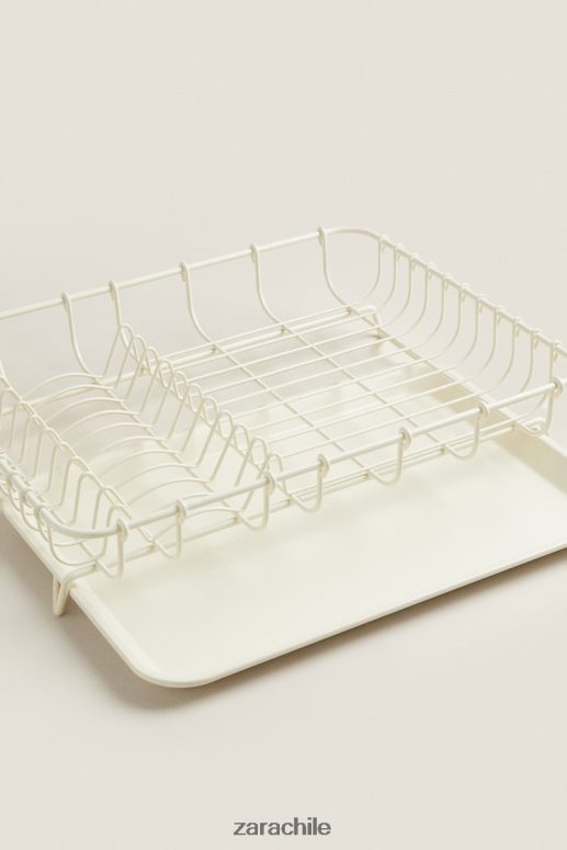 accesorios cl Zara unisexo escurridor con bandeja crema JJ06N41782