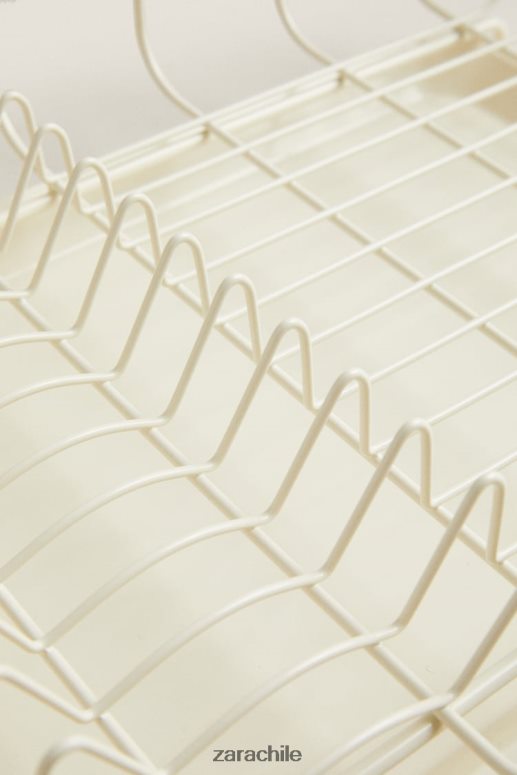 accesorios cl Zara unisexo escurridor con bandeja crema JJ06N41782