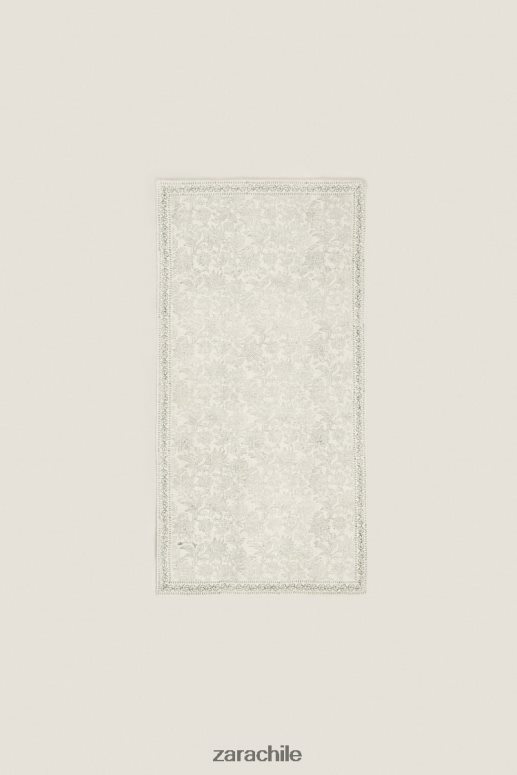 accesorios cl Zara unisexo alfombra con estampado de bloques multicolor JJ06N41643