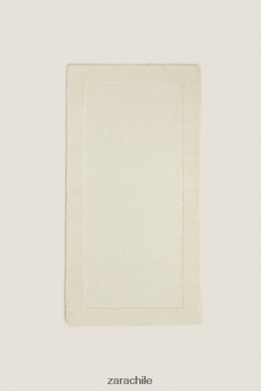accesorios cl Zara unisexo alfombra de lana blanco JJ06N41652