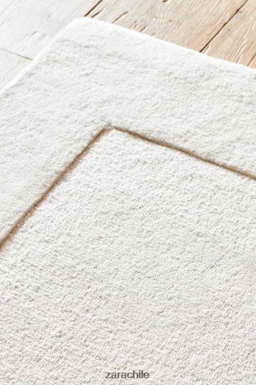 accesorios cl Zara unisexo alfombra de lana blanco JJ06N41652